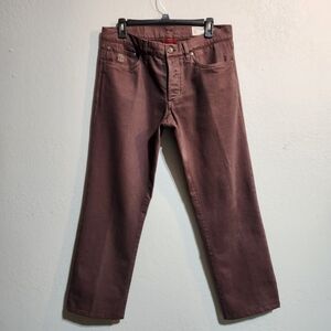 Brunello Cucinelli Men's Brown Straight-Leg Pants